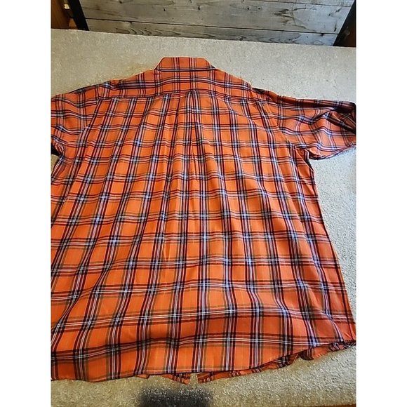 Patrick James Men Button Up Checked Plaid WOOL BLEND 2xl Multi-Color Mid-Weight - Picture 8 of 12